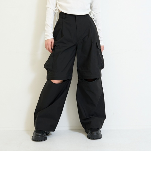and❤️LOVEカーゴパンツ LTXC】シャイニーカーゴパンツ（その他） | Lovetoxic LTXC