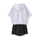 【GOODPRICE】【綿100％】半袖パーカセットアップ