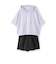 【GOODPRICE】【綿100％】半袖パーカセットアップ