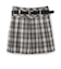 【GOODPRICE】ベルト付チェックプリーツスカ-ト