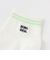 【抗菌防臭】ライン刺しゅうスニーカ丈ーソックス