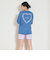【ルームウェア/パジャマ】バックハート半袖Tシャツ＆ショートパンツセット