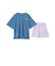 【ルームウェア/パジャマ】バックハート半袖Tシャツ＆ショートパンツセット