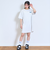 【接触冷感/ひんやり】【GOODPRICE】【綿100％】バックワッペンワンピ