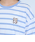 【7days】【綿100％】ワンポイントボーダーTシャツ