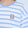 【7days】【綿100％】ワンポイントボーダーTシャツ