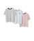 【7days】【綿100％】ワンポイントボーダーTシャツ