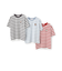 【7days】【綿100％】ワンポイントボーダーTシャツ