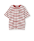 【7days】【綿100％】ワンポイントボーダーTシャツ
