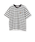 【7days】【綿100％】ワンポイントボーダーTシャツ
