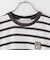 【7days】【綿100％】ワンポイントボーダーTシャツ
