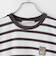 【7days】【綿100％】ワンポイントボーダーTシャツ