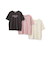 【7days】【GOODPRICE】【綿100％】ロゴラインストーンTシャツ