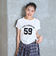 【LTXC】【接触冷感/ひんやり】ドロストナンバーTシャツ