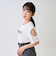 【接触冷感/ひんやり】肩あきTシャツ