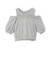 オフショルレイヤードTシャツ