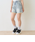 【LTXC】スタッズデニムショートパンツ
