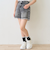 【LTXC】スタッズデニムショートパンツ