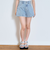 【GOODPRICE】プレートロゴデニムショートパンツ