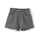 【GOODPRICE】【綿100％】プレートロゴデニムショートパンツ