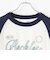 【ルームウェア/パジャマ】ロゴラグラン長袖Tシャツ＆パンツセット