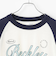 【ルームウェア/パジャマ】ロゴラグラン長袖Tシャツ＆パンツセット