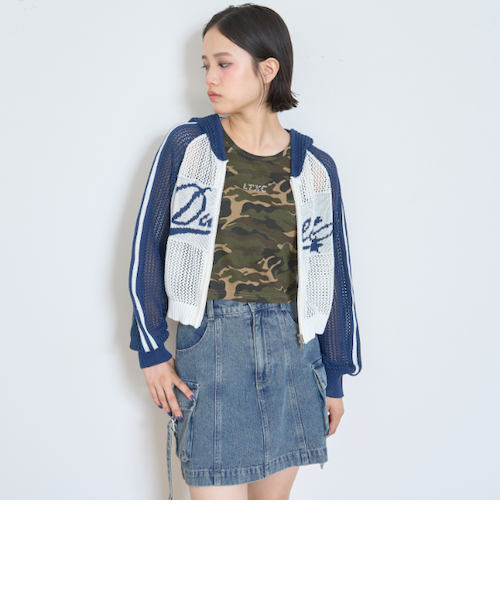 LTXC】メッシュラグランZIPパーカ｜ラブトキシックの通販｜&mall