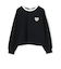【LTXC】ハートバイカラー長袖Tシャツ