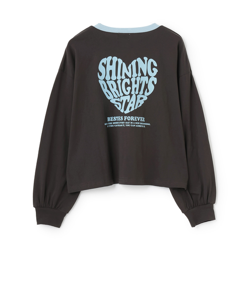 LTXC】ハートバイカラー長袖Tシャツ｜ラブトキシックの通販