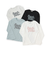 ロゴ刺しゅう長袖Tシャツ
