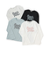 ロゴ刺しゅう長袖Tシャツ
