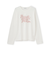 ロゴ刺しゅう長袖Tシャツ