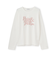 ロゴ刺しゅう長袖Tシャツ