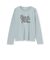 ロゴ刺しゅう長袖Tシャツ