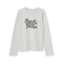 ロゴ刺しゅう長袖Tシャツ