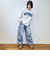 【速乾】【ストレッチ】デニムカーゴパンツ