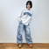 【速乾】【ストレッチ】デニムカーゴパンツ
