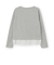 チュールペプラム長袖Tシャツ