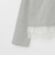 チュールペプラム長袖Tシャツ