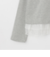 チュールペプラム長袖Tシャツ