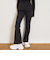 【LTXC】【ストレッチ】ラク盛れカットフレアパンツ