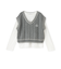 ケーブルニットTシャツSET