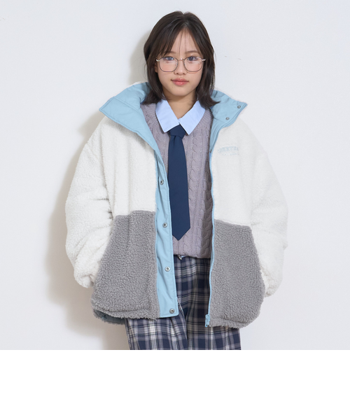 リバーシブルボアブルゾン｜ラブトキシックの通販｜&mall（アンド