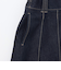 【LTXC】美脚見えベルトつきデニムプリーツスカート