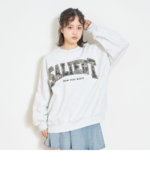 LTXC】【裏起毛】柄ロゴアップリケプルオーバー｜ラブトキシックの通販