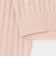 【洗える】ケーブル長袖ポロニット