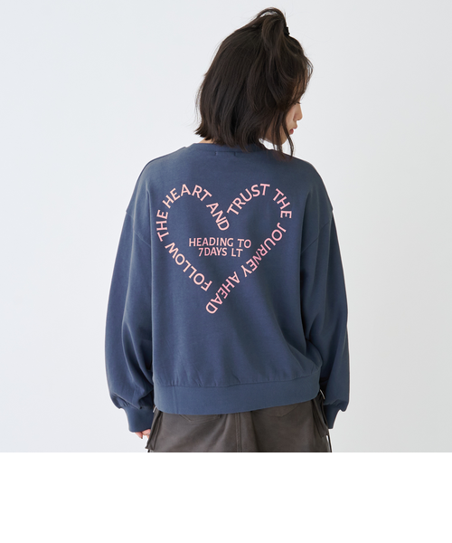 UK ダークブルートレーナーとハートロゴトレーナー 楽天市場】スウェット メンズ トレーナー イラスト全3色 新作 トップス