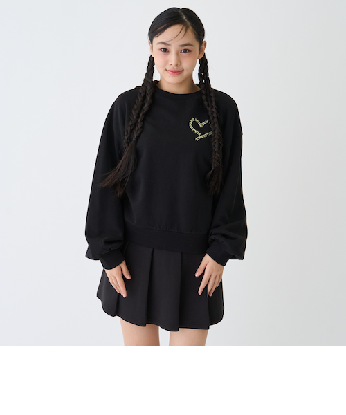 7days】ロゴハートトレーナー｜ラブトキシックの通販｜&mall（アンド