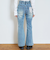 【ストレッチ】スタイルアップフレアデニムパンツ