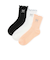 バイカラーメロークルーソックス